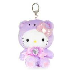 NAKAJIMA CORPORATION Hello Kitty Birthstone Mascot Keychain (Feb-Amethyst)