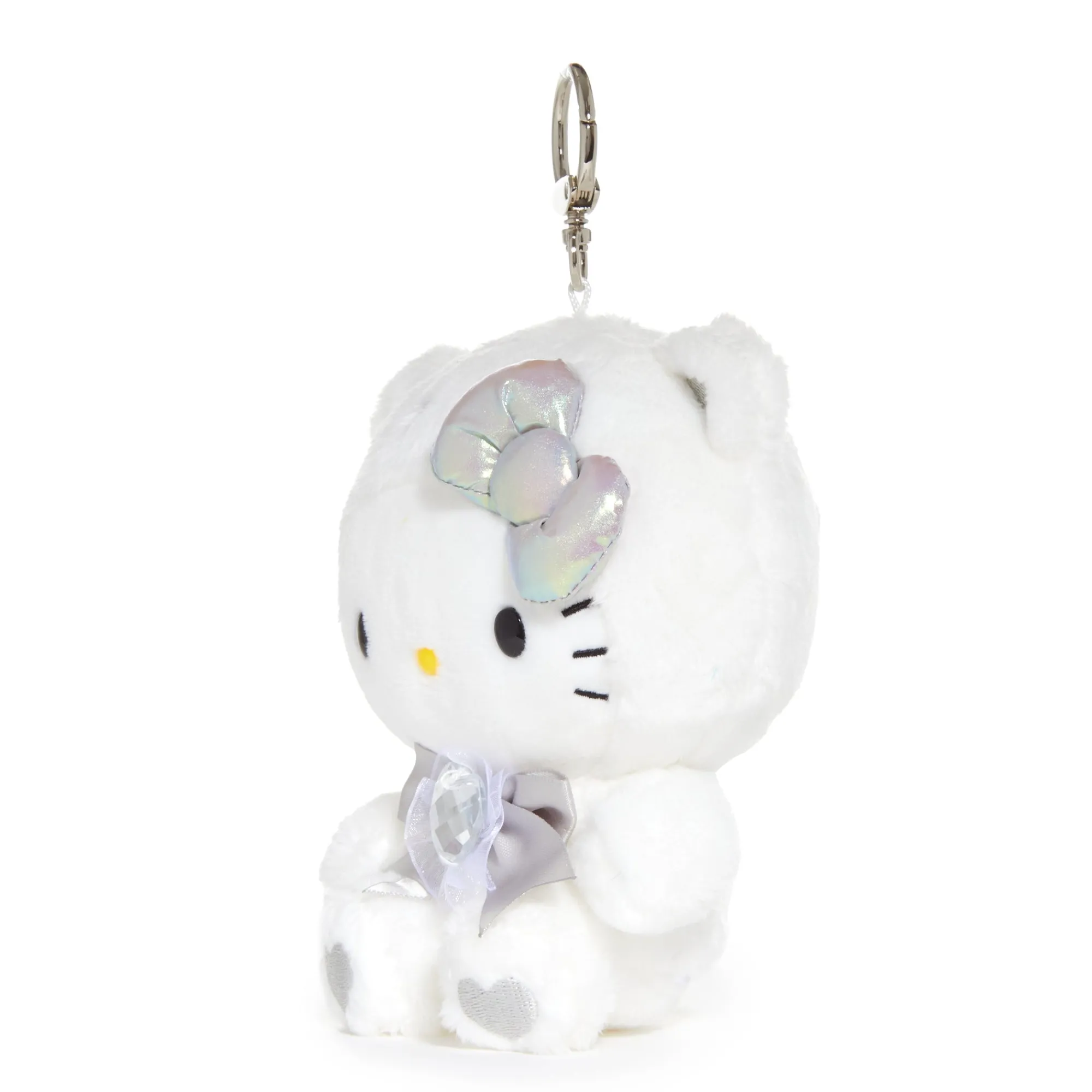 NAKAJIMA CORPORATION Hello Kitty Birthstone Mascot Keychain (Apr-Diamond)
