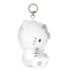 NAKAJIMA CORPORATION Hello Kitty Birthstone Mascot Keychain (Apr-Diamond)