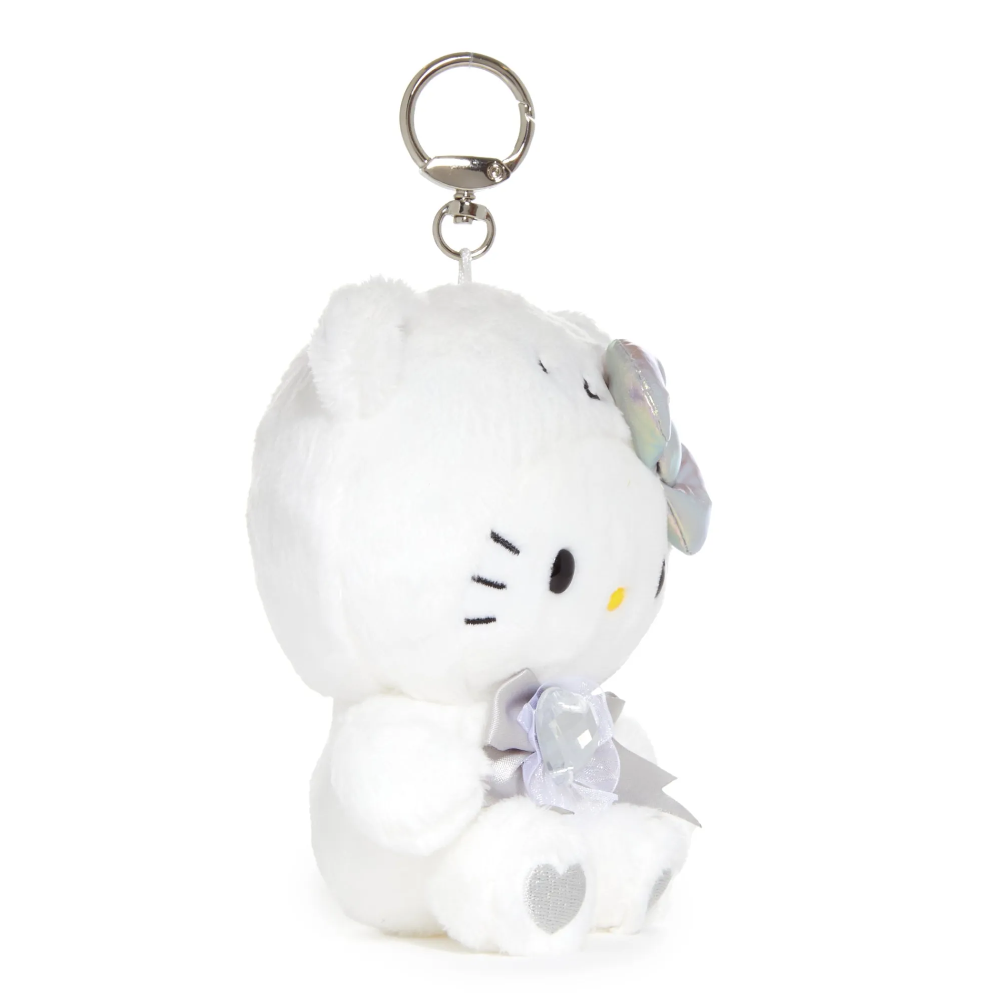 NAKAJIMA CORPORATION Hello Kitty Birthstone Mascot Keychain (Apr-Diamond)