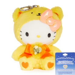 NAKAJIMA CORPORATION Hello Kitty Birthstone Mascot Keychain (Nov-Topaz)
