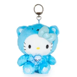 NAKAJIMA CORPORATION Hello Kitty Birthstone Mascot Keychain (Sept-Sapphire)