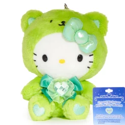NAKAJIMA CORPORATION Hello Kitty Birthstone Mascot Keychain (Aug-Peridot)