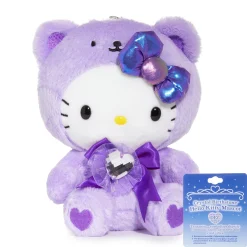 NAKAJIMA CORPORATION Hello Kitty Birthstone Mascot Keychain (Dec-Tanzanite)