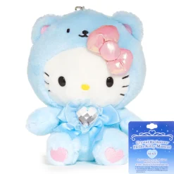 NAKAJIMA CORPORATION Hello Kitty Birthstone Mascot Keychain (Mar-Aquamarine)