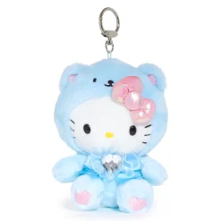 NAKAJIMA CORPORATION Hello Kitty Birthstone Mascot Keychain (Mar-Aquamarine)