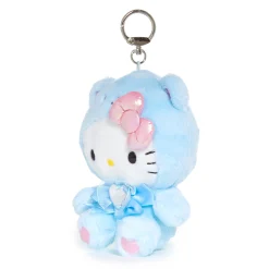 NAKAJIMA CORPORATION Hello Kitty Birthstone Mascot Keychain (Mar-Aquamarine)