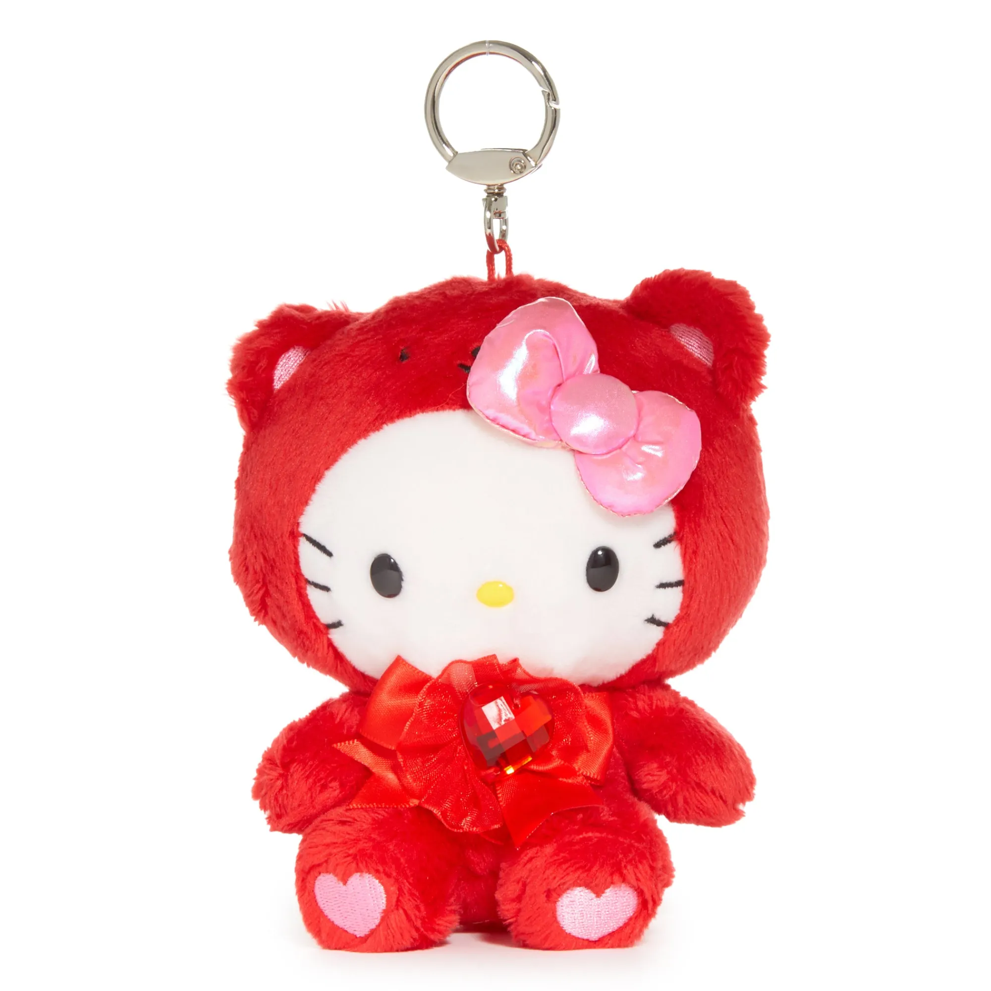 NAKAJIMA CORPORATION Hello Kitty Birthstone Mascot Keychain (Jan-Garnet)