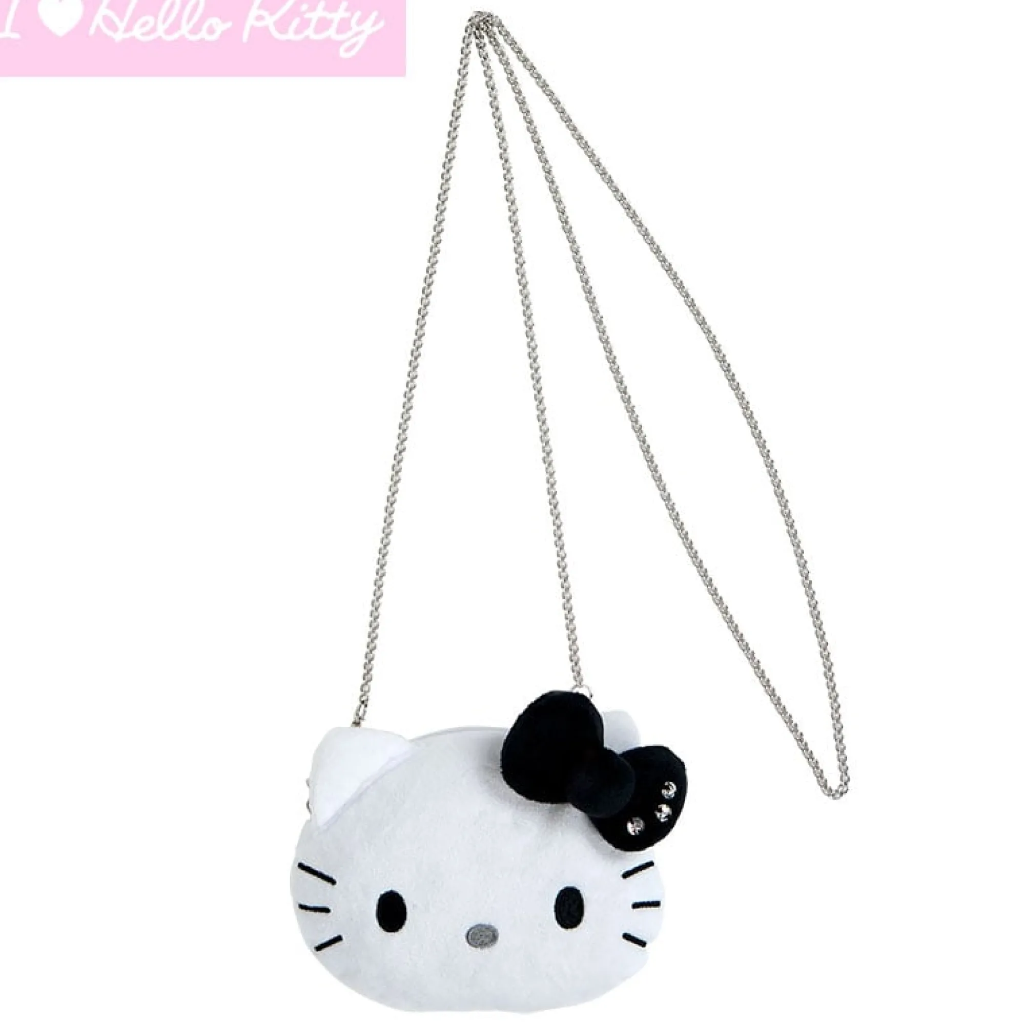 Japan Original Hello Kitty Black Micro Mini Crossbody Bag (I Love Hello Kitty Series)