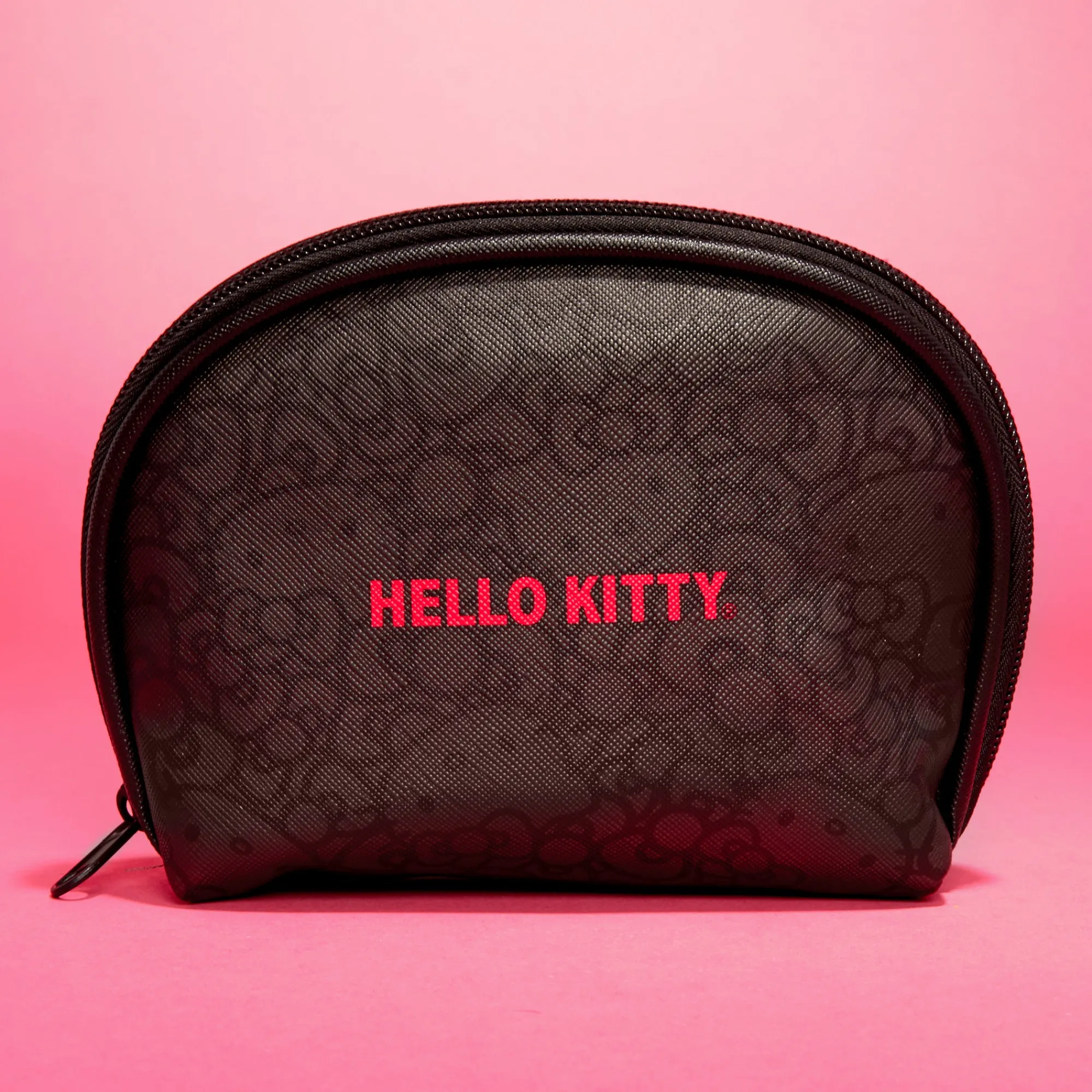 NAKAJIMA CORPORATION Hello Kitty Black Zipper Pouch (High Impact Series)