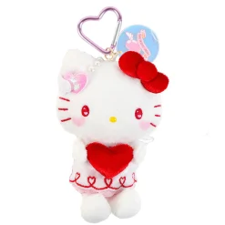 Global Original Hello Kitty Bright Plush Mascot Keychain (Bright and Dark Angel Series)