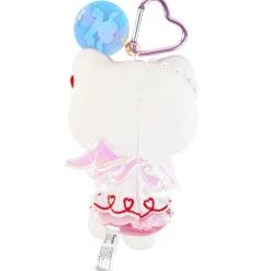 Global Original Hello Kitty Bright Plush Mascot Keychain (Bright and Dark Angel Series)