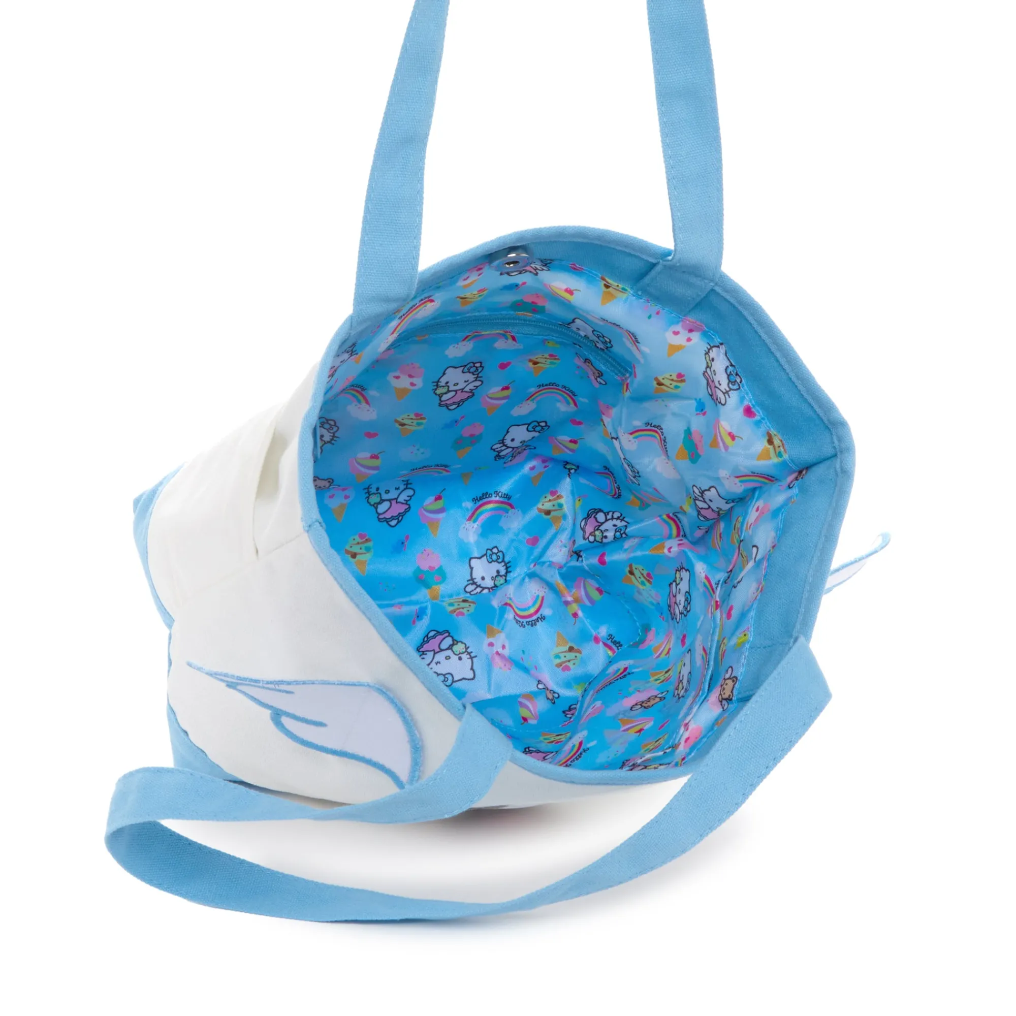 NAKAJIMA CORPORATION Hello Kitty Canvas Tote (Ice Cream Dream Series)