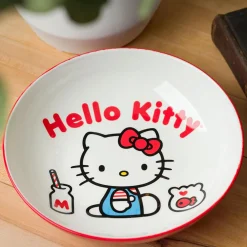 Silver Buffalo Hello Kitty Ceramic Dinner Bowl (Classic Milk Bottle)