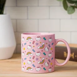 Silver Buffalo Hello Kitty Ceramic Mug (Stars, Bows, & Rainbows)
