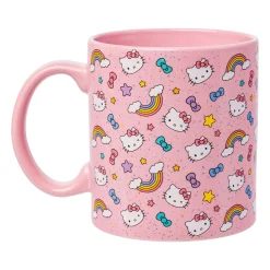 Silver Buffalo Hello Kitty Ceramic Mug (Stars, Bows, & Rainbows)