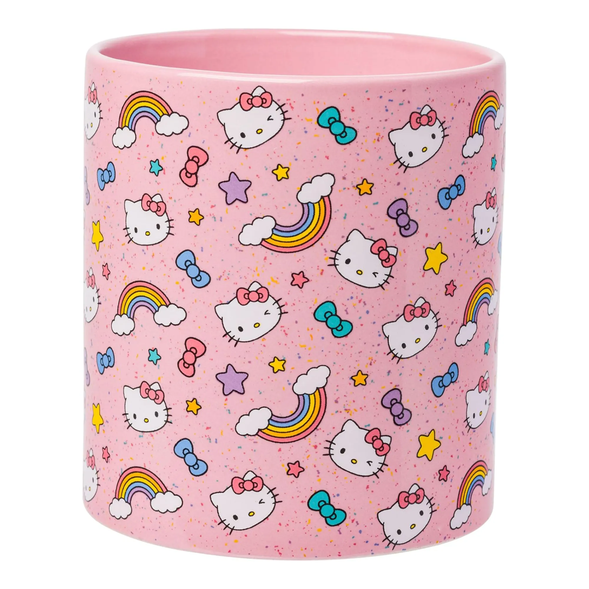 Silver Buffalo Hello Kitty Ceramic Mug (Stars, Bows, & Rainbows)
