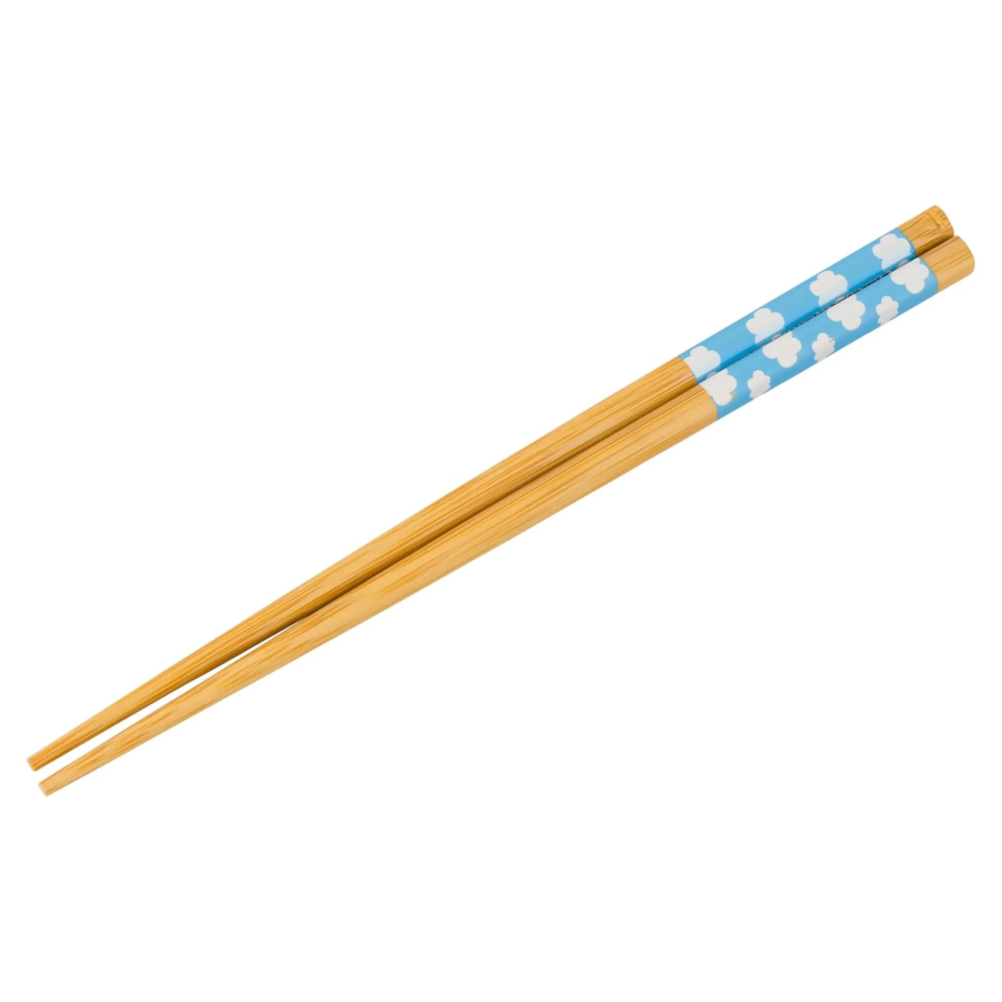 Silver Buffalo Hello Kitty Ceramic Ramen Bowl and Chopstick Set (Clouds)