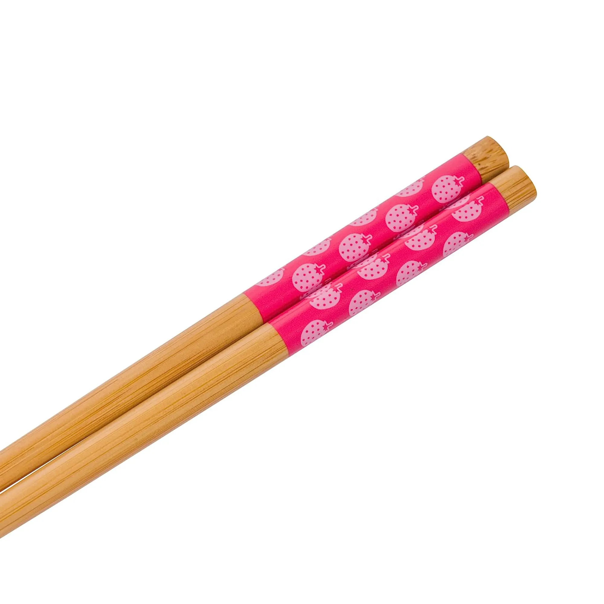 Silver Buffalo LLC Hello Kitty Ceramic Ramen Bowl and Chopstick Set (Strawberry Milk)