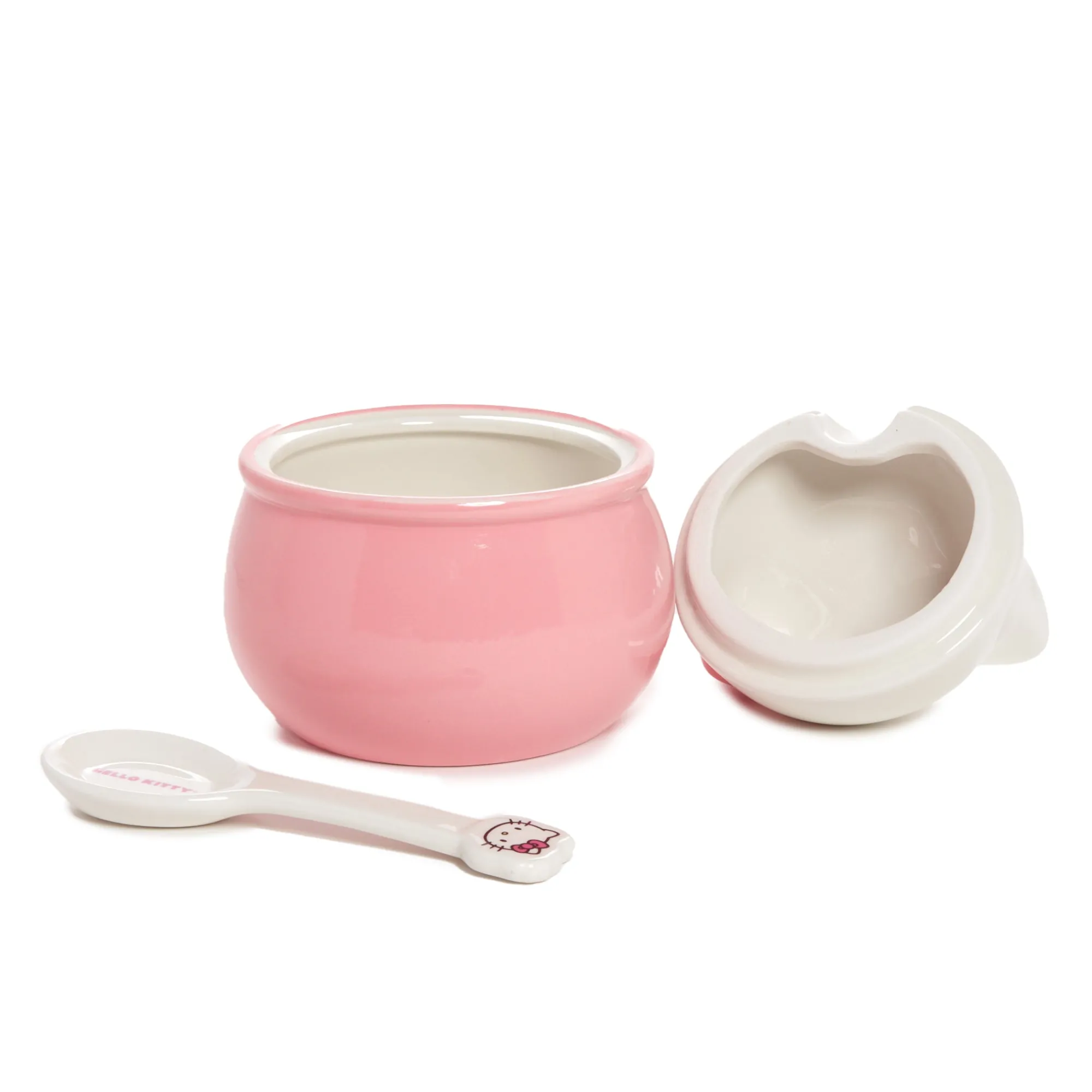 BIOWORLD Hello Kitty Ceramic Sculpted Bowl and Spoon Set