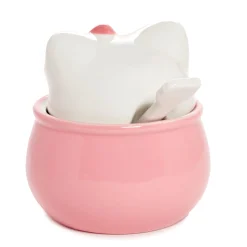 BIOWORLD Hello Kitty Ceramic Sculpted Bowl and Spoon Set
