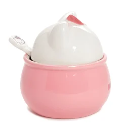 BIOWORLD Hello Kitty Ceramic Sculpted Bowl and Spoon Set