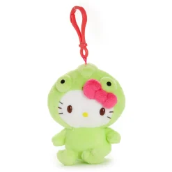 NAKAJIMA CORPORATION Hello Kitty Chameleon Plush Mascot Clip (Tropical Animal Series)
