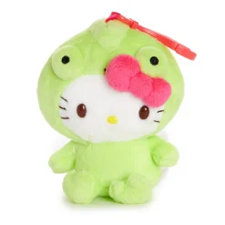 NAKAJIMA CORPORATION Hello Kitty Chameleon Plush Mascot Clip (Tropical Animal Series)
