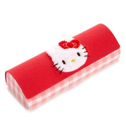 NAKAJIMA CORPORATION Hello Kitty Chenille Gingham Eyewear Case