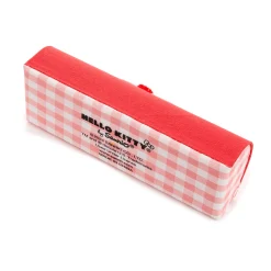 NAKAJIMA CORPORATION Hello Kitty Chenille Gingham Eyewear Case
