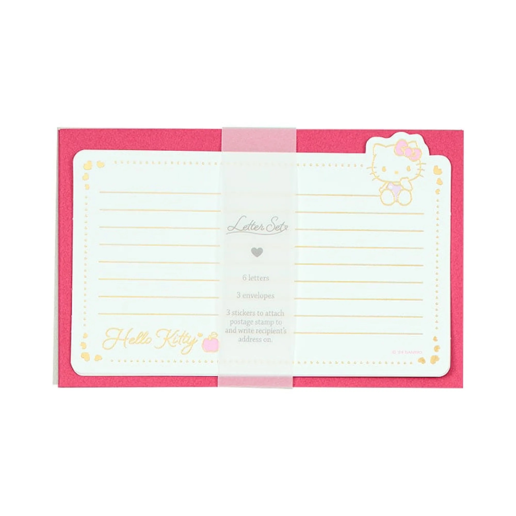 Japan Original Hello Kitty Classic Enclosure Letter Set