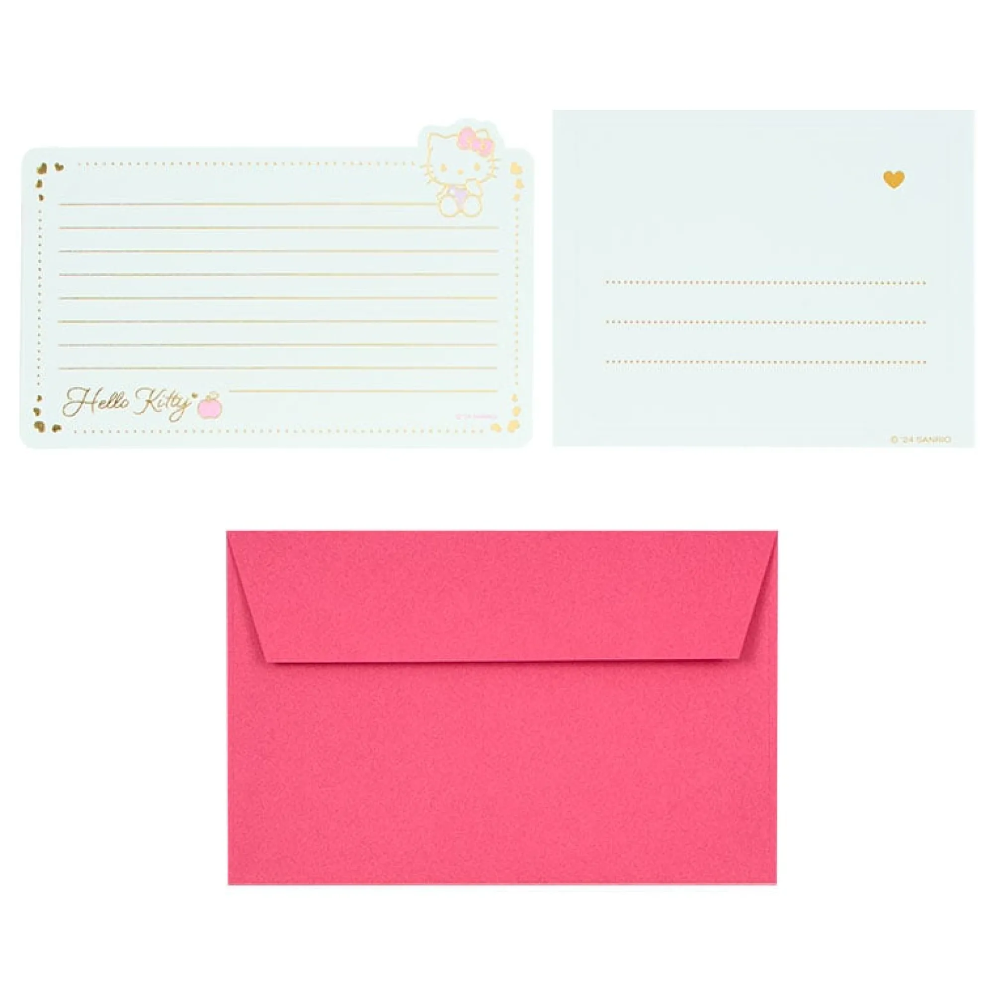 Japan Original Hello Kitty Classic Enclosure Letter Set
