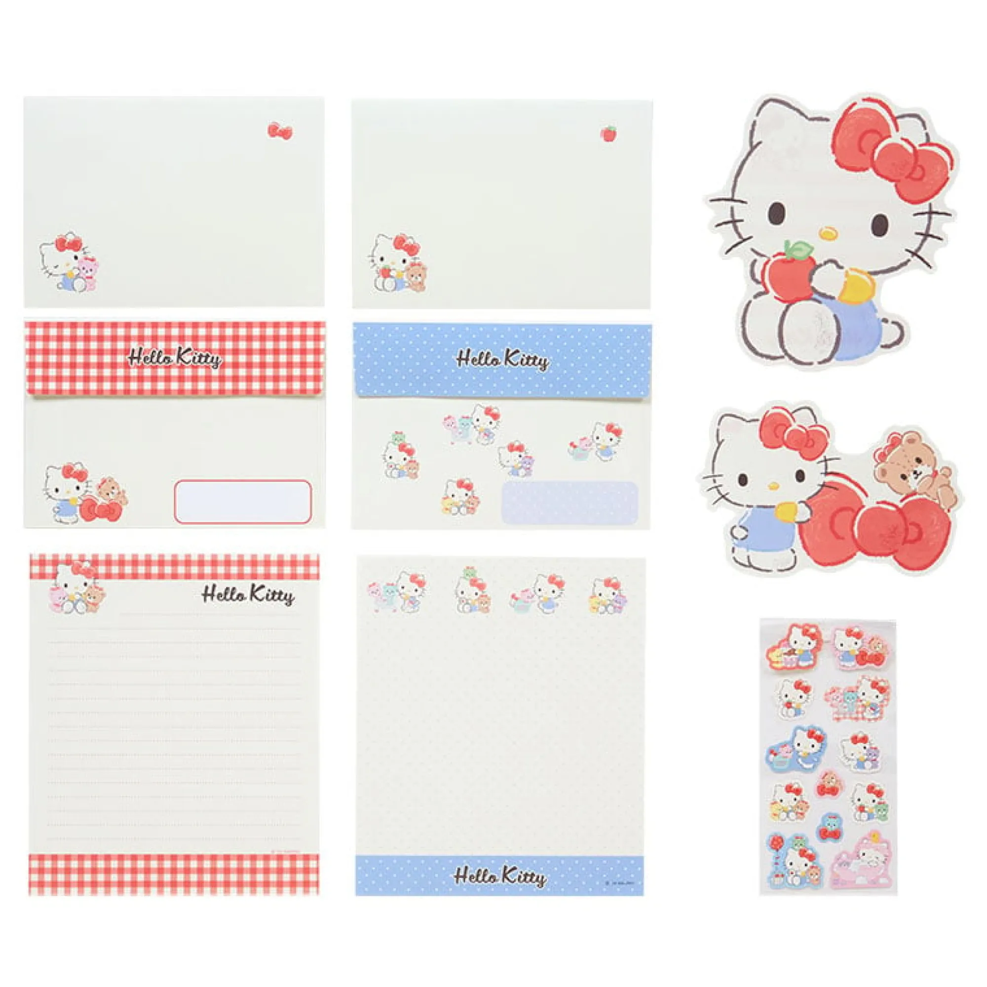 Japan Original Hello Kitty Classic Letter Set