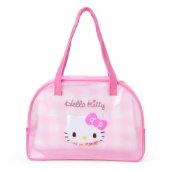 Japan Original Hello Kitty Clear Gingham Mini Handbag