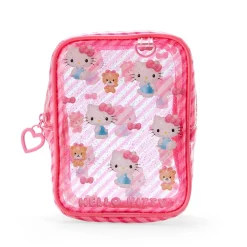 Japan Original Hello Kitty Clear Mini Zipper Pouch