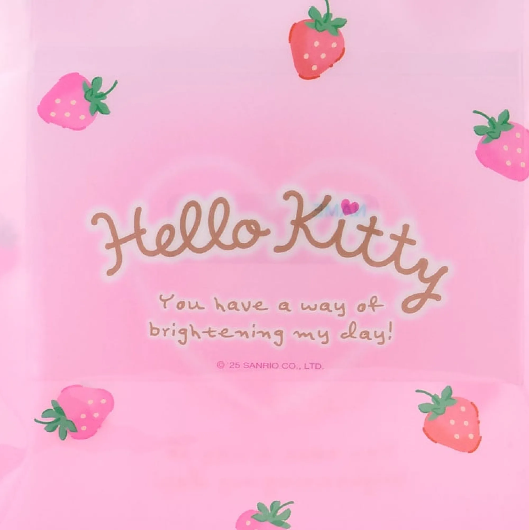 Japan Original Hello Kitty Clear Vinyl Tote Bag