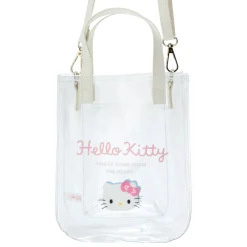 Japan Original Hello Kitty Clear 2-Way Mini Tote