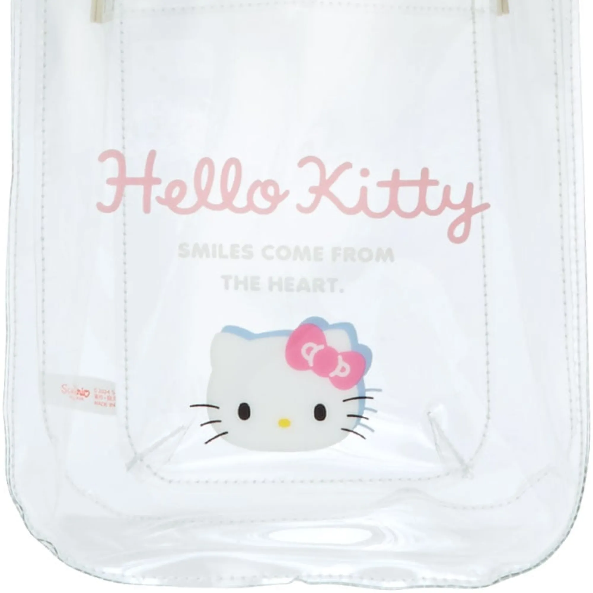 Japan Original Hello Kitty Clear 2-Way Mini Tote