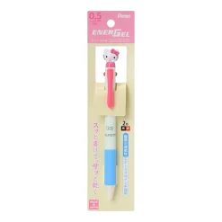 Japan Original Hello Kitty 2-Color Pentel EnerGel Retractable Pen