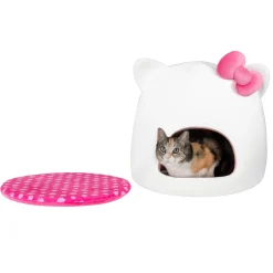 Jazwares LLC Hello Kitty Covered Pet Cave Bed