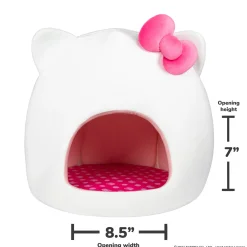 Jazwares LLC Hello Kitty Covered Pet Cave Bed