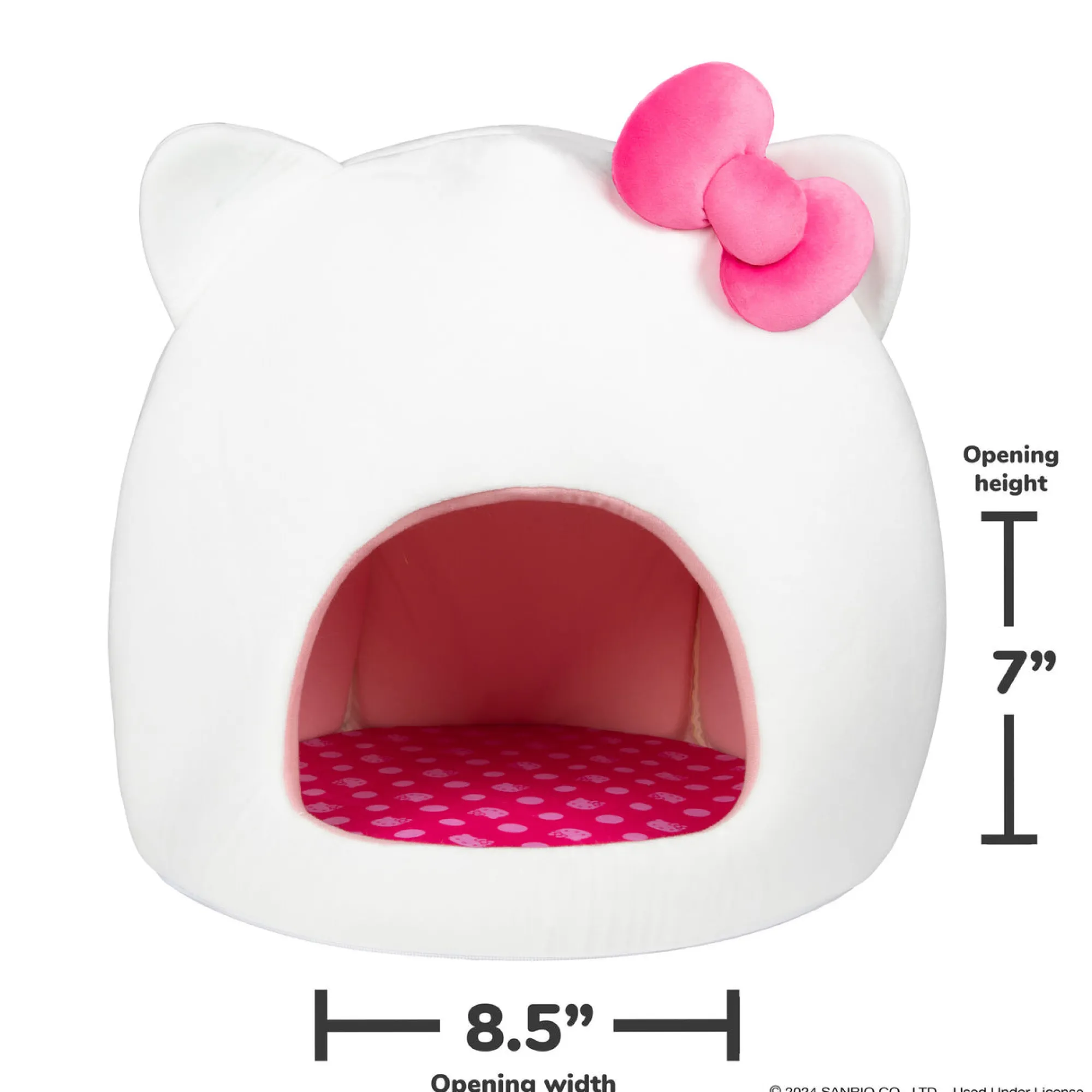 Jazwares LLC Hello Kitty Covered Pet Cave Bed