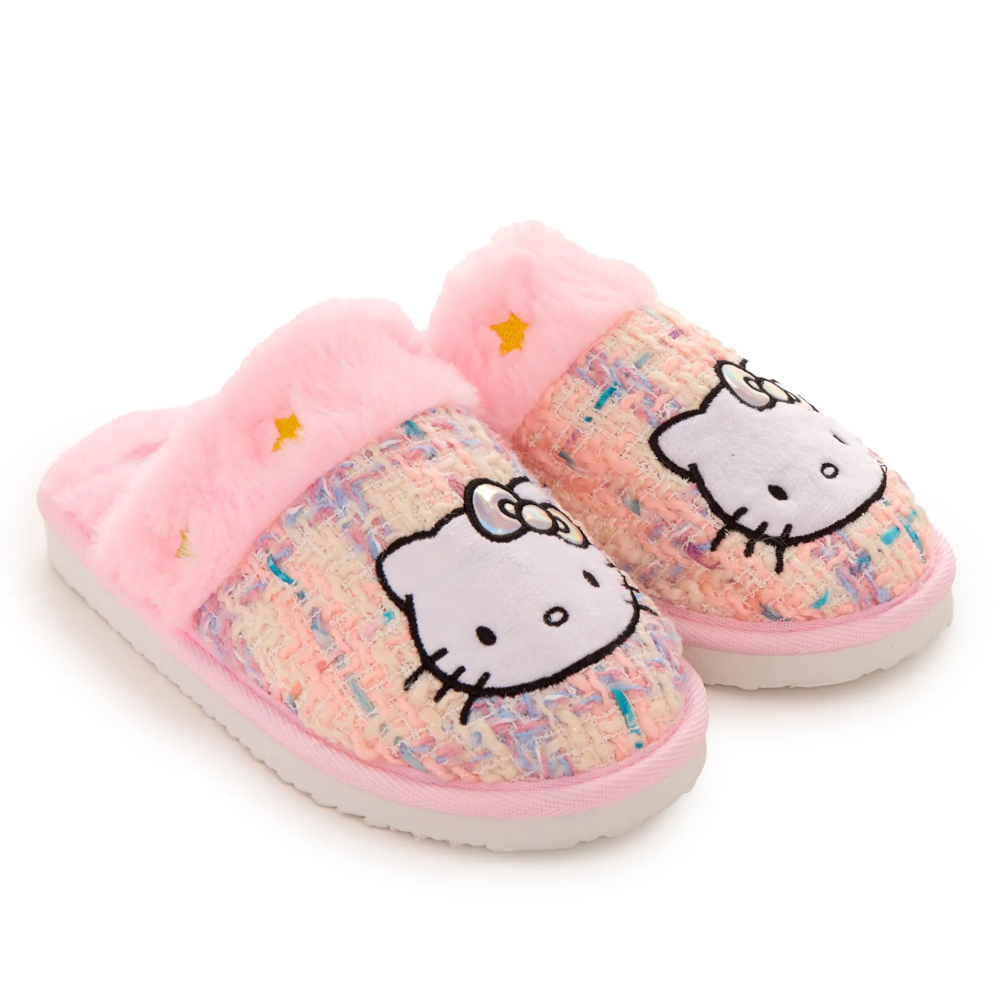 BIOWORLD Hello Kitty Cozy Plush Loungewear Slides