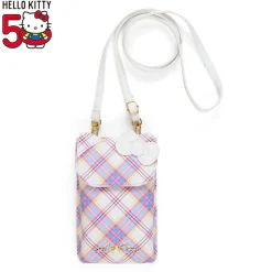 Japan Original Hello Kitty Crossbody Phone Bag (Hello Kitty Dress Tartan Series)