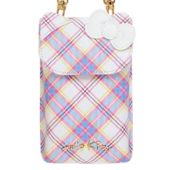 Japan Original Hello Kitty Crossbody Phone Bag (Hello Kitty Dress Tartan Series)