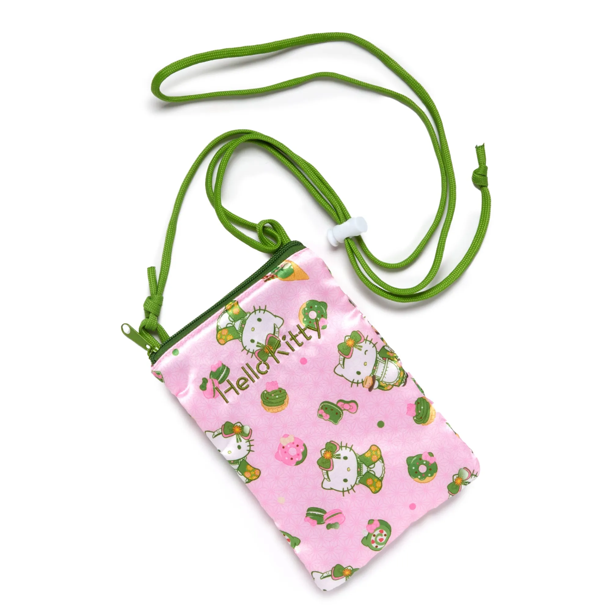 NAKAJIMA CORPORATION Hello Kitty Crossbody Phone Bag (Matcha Sweets Series)