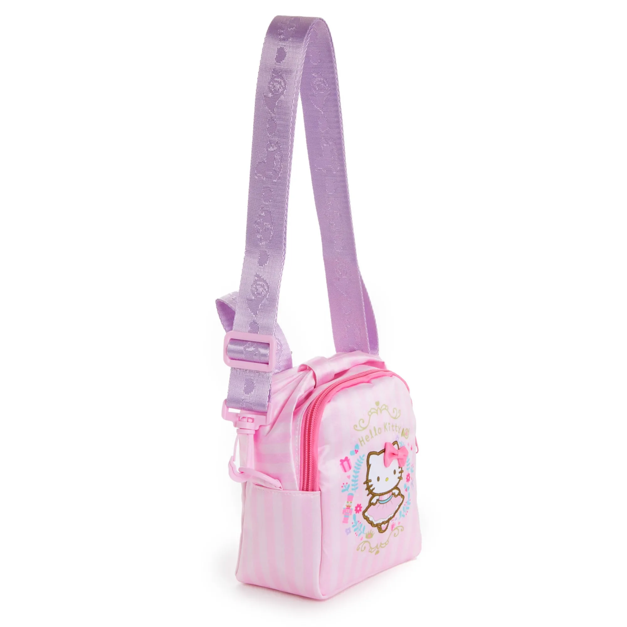 NAKAJIMA CORPORATION Hello Kitty Crossbody Pouch (Holiday Nutcracker Series)