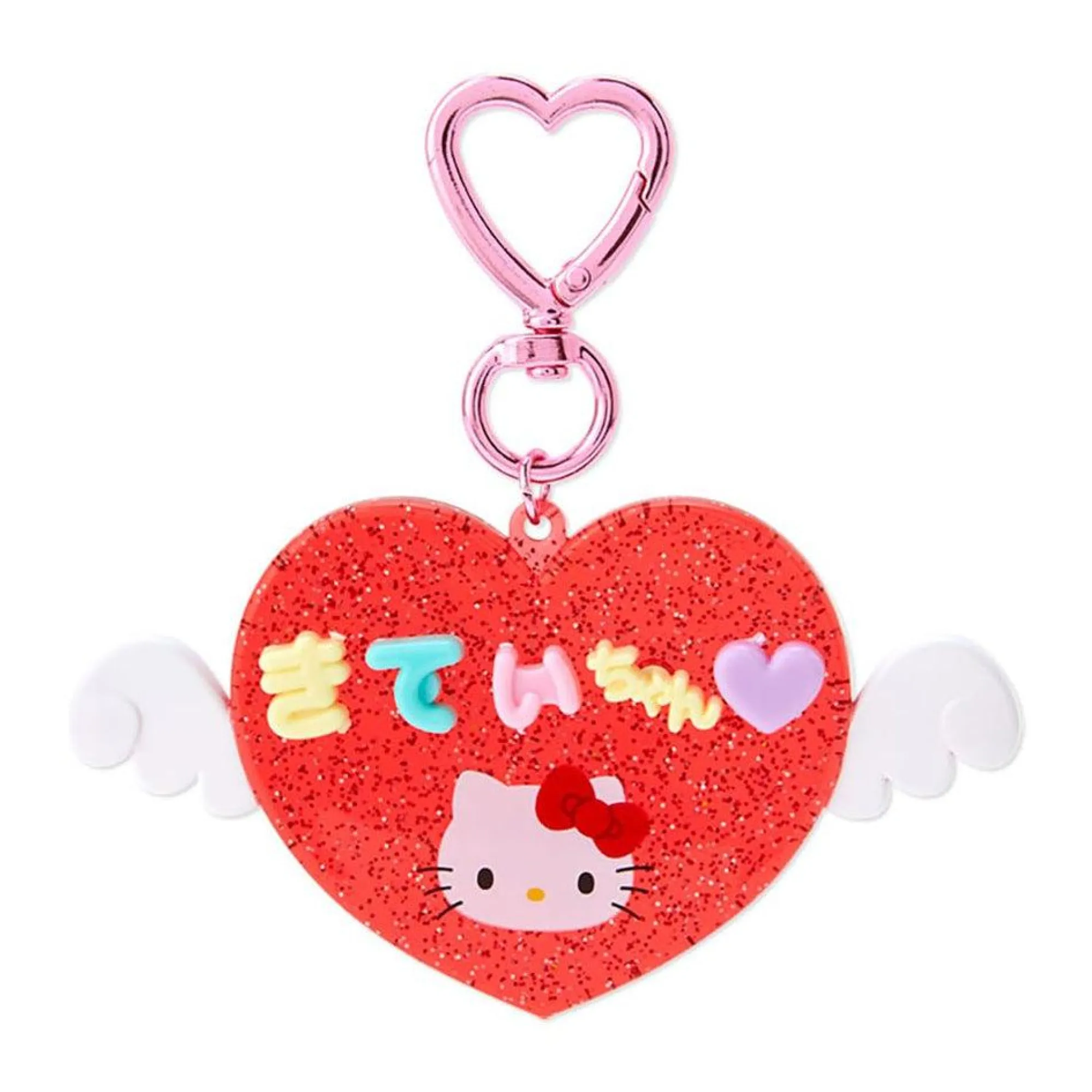 Japan Original Hello Kitty Customizable Heart Keychain (My Pachirun Series)