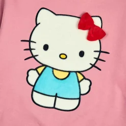 BIOWORLD Hello Kitty 3D Bow Oversized Pink Sweatshirt
