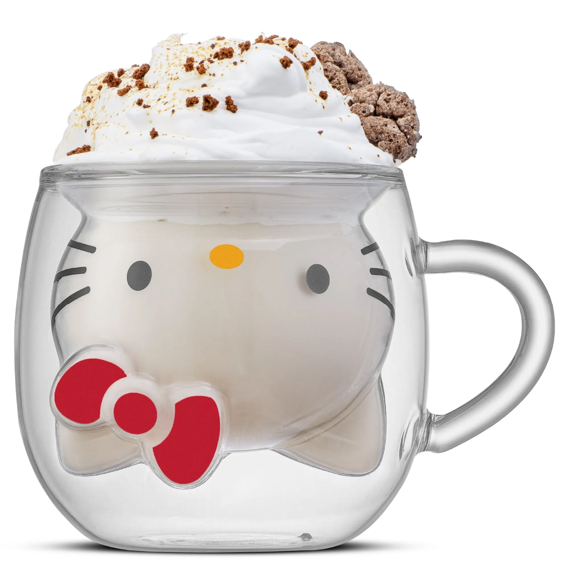 JoyJolt Hello Kitty 3D Double Wall Coffee Mug
